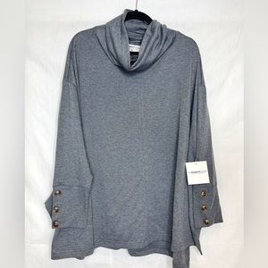 Gray oversized sweater